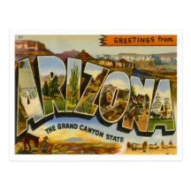 Greetings From Arizona Postcards