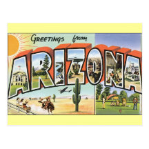 Greetings from Arizona Postcards