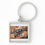 Greetings from Arkham City Keychain