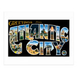 Greetings from Atlantic City Postcard