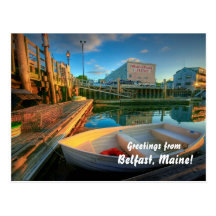 Greetings from Belfast Maine! Postcards