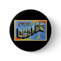 Greetings from Boston Massachusetts Pinback Button
