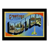 Greetings from Boston Massachusetts Greeting Card