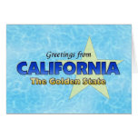 Greetings from California Card