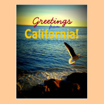 Greetings from California! postcards