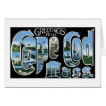 Greetings from Cape Cod, Mass! Greeting Card