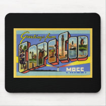 Greetings from Cape Cod Massachusetts Mouse Pads