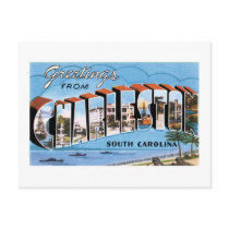 Greetings from Charleston, SC Post Card