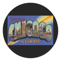Greetings from Chicago Illinois Stickers