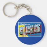 Greetings from Clovis, New Mexico! Key Chain