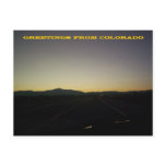 Greetings From Colorado Postcard