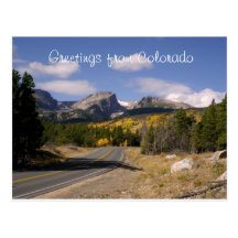 Greetings from Colorado Postcard