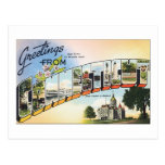 Greetings from Connecticut Postcards