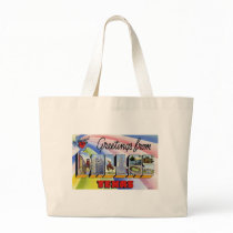 Greetings from Dallas Texas Canvas Bags