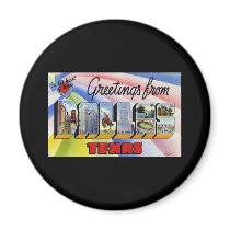 Greetings from Dallas Texas Refrigerator Magnet