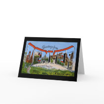 Greetings from Denver Colorado Greeting Card