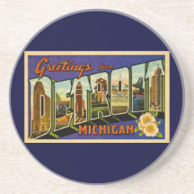 Greetings from Detroit Michigan Classic! Coaster