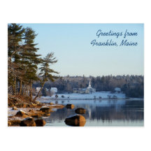Greetings from Franklin, Maine Postcards