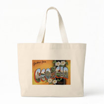 Greetings from Georgia Canvas Bag