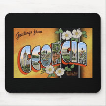 Greetings from Georgia Mousepads