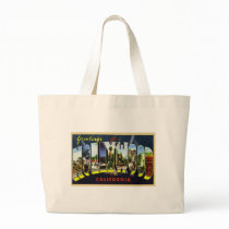 Greetings from Hollywood California Canvas Bag