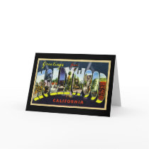 Greetings from Hollywood California Greeting Cards
