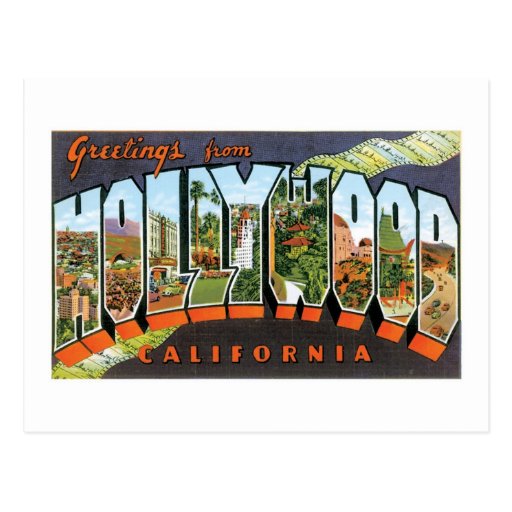 Greetings from Hollywood! Postcard