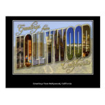 Greetings from Hollywood Postcard