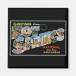 Greetings from Hot Springs! Refrigerator Magnets