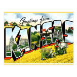 Greetings from Kansas Post Card