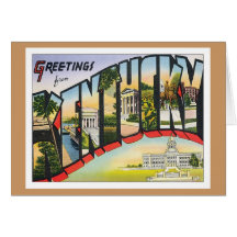 Greetings From Kentucky Greeting Cards