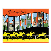 Greetings From Kentucky Postcard