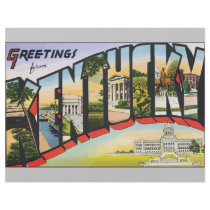 Greetings From Kentucky, Vintage Custom Flyer