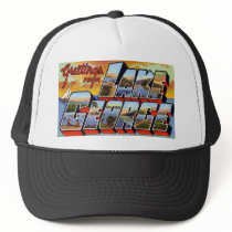 Greetings from Lake George New York Trucker Hat