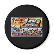 Greetings from Lake George New York Fridge Magnet