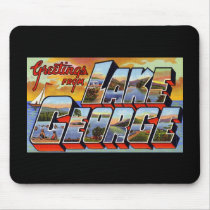 Greetings from Lake George New York Mouse Pads