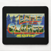 Greetings from Lake of the Ozarks Missouri Mouse Pads