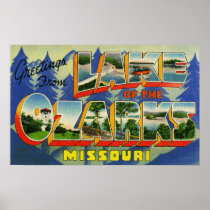 Greetings from Lake of the Ozarks Missouri Posters