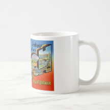 Greetings from Long Beach California Coffee Mug