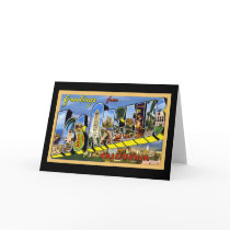 Greetings from Los Angeles California Greeting Card
