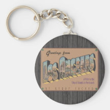 Greetings From Los Angeles, Vintage Keychain