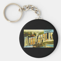 Greetings from Minneapolis Minnesota Keychain