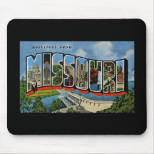 Greetings from Missouri Mouse Pads