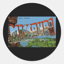 Greetings from Missouri Stickers