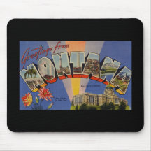 Greetings from Montana Mouse Pads