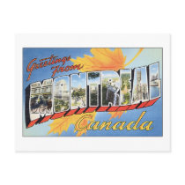 Greetings From Montreal, Canada Postcard
