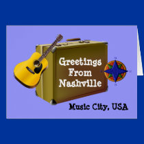 Greetings from Nashville cards