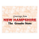 Greetings from New Hampshire Postcard
