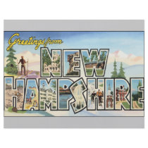 Greetings From New Hampshire, Vintage Full Color Flyer