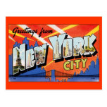 Greetings From New York City Post Cards